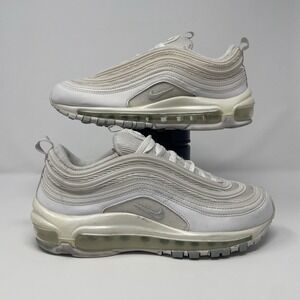 Nike Air Max 97 Womens Size 8 Running Shoes White Sneakers Athletic 921733-100